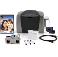 Imprimante de cartes d'identité en plastique HID Fargo DTC1250e, laminage simple face, sublimation par transfert thermique, PVC double face, UV, NFC, IC, ID, CR80