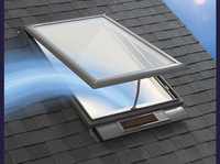 Store banne électrique automatique en aluminium LML durable, moderne et étanche pour fenêtre de toit vitrée et tube solaire