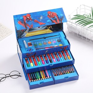 Set de Papelería con Caja de Regalo de Pintura de Dibujos Animados, Pinceles para Estudiantes, Bolígrafo de Acuarela Portátil, Diseño de Cajón, Set de Pintura para Niños - Product Image 4