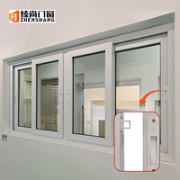 Ventanas Corredizas de Aluminio Resistentes a Huracanes, Insonorizadas, con Certificación Energy Star, Diseño Moderno para Exteriores de Hoteles y Villas