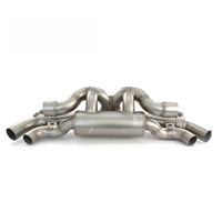 Sistem Knalpot Valvetronic Catback SS304 Kustom untuk Porsche 911 992 Exhaust 3.0T 2020-2023 Performa Muffler Upgrade Balap