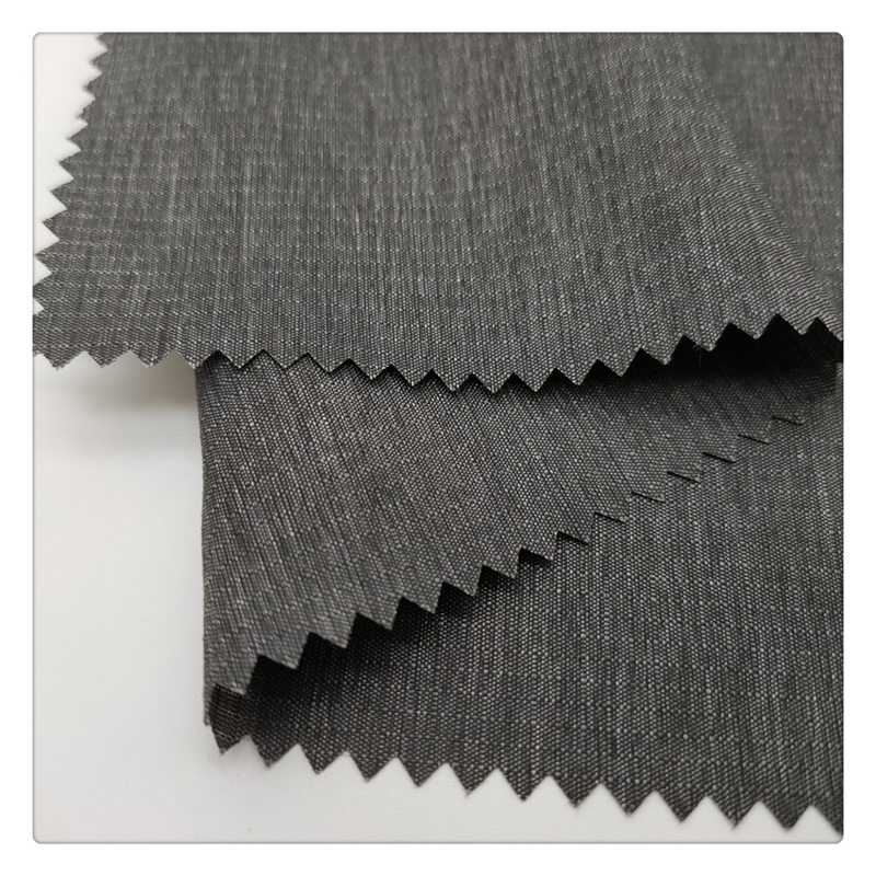 160D Nylon polyester 0.2mm Ribstop  nylon fabric Taslon With Water Proof For Out-Door Jackets And Sports Wears