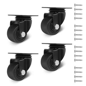 2025 SYSanjang Hochwertige Schwarze Nylon-Lenkrollen mit Bremse und Niedrigem Schwerpunkt - Product Image 2