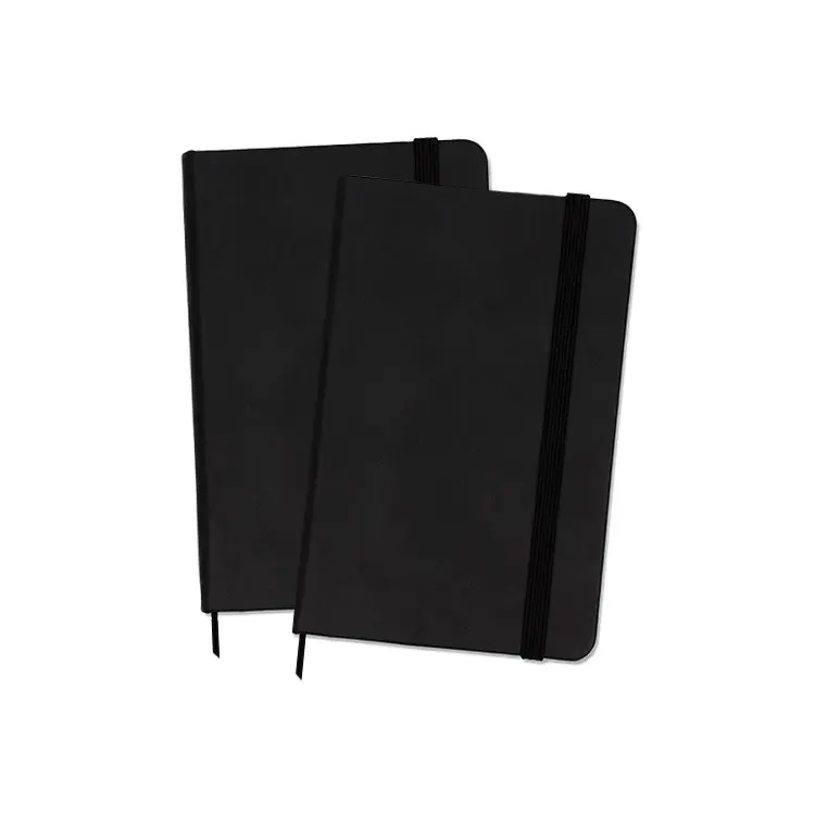 Black notebook pu hardcover a fitness notebook a5 single ruled exercise books for schools