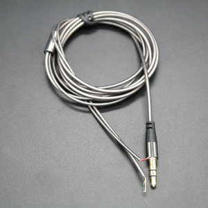 Câble audio en fil d'aluminium avec âme en cuivre plaqué or pour casque MP3, produit semi-fini métallisé - Product Image 2