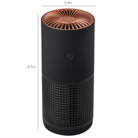 Petit purificateur d'air intelligent de bureau HEPA 12 filtres lavables de haute qualité, ions négatifs portables, utilisation domestique et hôtelière