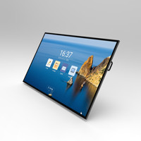 Tableau interactif intelligent tout-en-un 4K Android 16 Octa Core 8 Go RAM 128 Go ROM avec écran tactile infrarouge et double système pour réunions