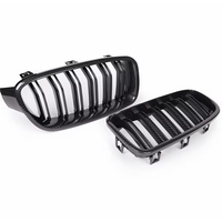 Parrilla Delantera de Doble Listón de Fibra de Carbono Seca Premium para BMW Serie 3 G20 G28 2022-2025