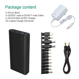 Xách tay Sạc máy tính xách tay 22400mAh ngân hàng điện với DC 24/19/5V và USB-C 5/9/12/15/20V đầu ra cho máy tính xách tay, máy tính xách tay - Product Image 5