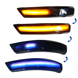ไฟ LED สีฟ้าสำหรับ <span class=keywords><strong>Ford</strong></span> <span class=keywords><strong>Focus</strong></span> 2 3 <span class=keywords><strong>Mk2</strong></span> Mk3 Mondeo Mk4สัญญาณไฟเลี้ยวแบบไดนามิกไฟ LED กระจกมองหลังไฟกะพริบ - Product Image 1