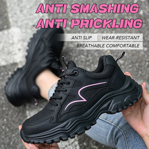 KC821-<span class=keywords><strong>scarpe</strong></span> di sicurezza da <span class=keywords><strong>donna</strong></span> di Design leggero e di marca <span class=keywords><strong>comode</strong></span>, <span class=keywords><strong>scarpe</strong></span> di sicurezza traspiranti da ragazza sportive con suola EVA - Product Image 1