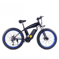 Vélo électrique tout-terrain à gros pneus 48V - Moteur de moyeu arrière, vélo électrique tout-terrain pour adultes, moteur puissant, Ebike A03