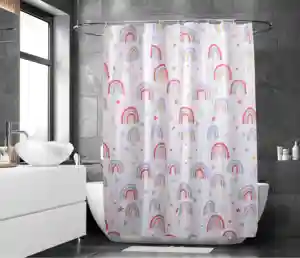 Custom Waterproof Classy Polyester 72x84 Shower Curtain Bath Curtains Shower Curtain Sets