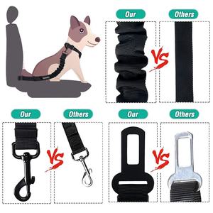 Cinturón de Seguridad para Mascotas HaPet HC1-CZ066, Portátil, Reflectante, Retráctil, de Poliéster/Nailon, a Prueba de Explosiones, Ajustable para Perros - Product Image 4