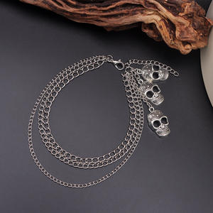 <b>Skull</b> Shoe Chain Metal Decorations For Martin Boots Women Fashion Accessory Three <b>Skull</b> Design Fall 2024 - Product Image 6