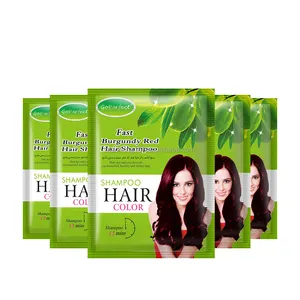 Professional OEM & ODM Manufacturer Black Hair Color Organic Hair Dye Shampoo Hair Dye Sachet For White Coverage