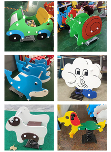 Asientos Infantiles <span class=keywords><strong>de</strong></span> Resorte para Exteriores, Equipo <span class=keywords><strong>de</strong></span> Juegos Infantiles con Diseño <span class=keywords><strong>de</strong></span> Flor <span class=keywords><strong>de</strong></span> Ciruelo, Personalizable Según el Diseño del Sitio - Product Image 6