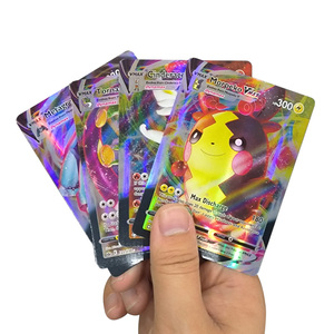 Offre Spéciale 100Pcs <span class=keywords><strong>VMAX</strong></span> Rare Pokemoned Cards Set Cartes à collectionner pour la collecte et la bataille - Product Image 5