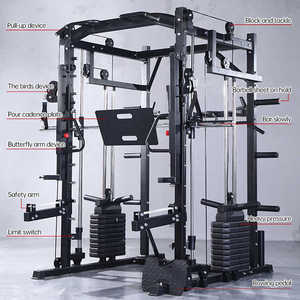 Equipo de Gimnasio Multifuncional para Entrenamiento Deportivo Completo en Casa, Máquina Smith - Product Image 3