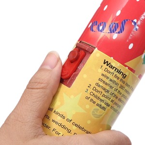 OEM نوع زر الضغط الملونة المستطيل الأنسجة أنبوب حلويات الاحتفال حزب مدفع بوبر - Product Image 5