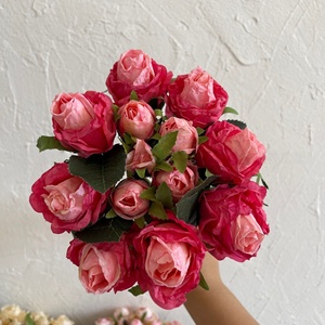 <span class=keywords><strong>Rosa</strong></span> Artificial de Tacto Natural D20, Rosas Blancas y Rosas de Seda, Decoración para el Día del Padre, Bodas, Hogar, Hotel, <span class=keywords><strong>Rosa</strong></span> de Tallo Largo - Product Image 4