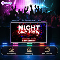 Cabina de DJ personalizada fachada pantalla Led podio mágico pantalla Led Digital creativa para clubes nocturnos bar música electrónica