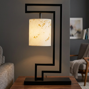 Decorative Modern Fabric Eco-Friendly Metal Table Lamp Knob Switch Dimmable LED USB Powered Eye-Caring <b>Night</b> <b>Light</b> Bedroom - Product Image 4