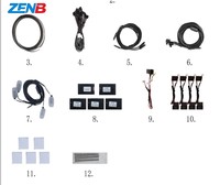 Accessoires d'éclairage néon pour l'intérieur de la voiture, lumières LED pour voiture, éclairage d'ambiance multicolore pour Porsche Cayenne 2017-2023