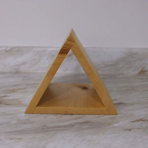 Support triangulaire en bois pour livre ouvert Porte-livre en bois pour étude - Product Image 3