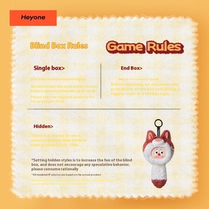 Heyone <span class=keywords><strong>2025</strong></span> Đen chơi emodo sang trọng động vật thành phố bí ẩn hộp bao gồm các nhân vật đông lạnh hợp thời trang để chơi và trang trí - Product Image 3