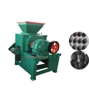 Coal dust pellet machine / Slag Fluorite Iron Fines Coal Dust Ball Press Machine / Brown Coal Briquette Machine