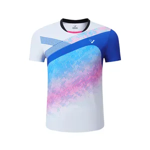 Superb Kwaliteit Tafeltennis Kleding Unisex Lage Prijs Snel Droog Ademend Running T-shirt Volleybal Slijtage Badminton Jersey