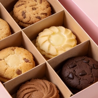 Emballage personnalisé avec logo, carton recyclable de qualité alimentaire, boîte à biscuits, boîte à pâtisserie, emballage alimentaire, boîte à biscuits