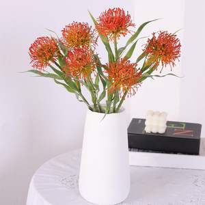 Flor Artificial de Crisantemo de Plástico al por Mayor de Fábrica para Decoración del Hogar y Fiestas, Flor de Crisantemo de Otoño para Bodas - Product Image 2