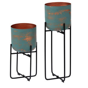 Macetero moderno de interior con soportes - Product Image 2