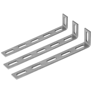 Supports en L fendus personnalisés Joint métallique réglable Support d'angle à angle droit Support en forme de L pour la fixation de meubles en bois