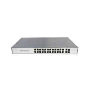 Professional ECO IP Network PA system Dante POE Network Switch with 24 POE Ports