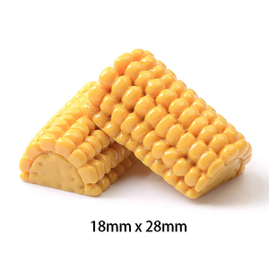 Prix de gros Lovely Faux pois de maïs cacahuète Design Flatback Cabochon en résine <span class=keywords><strong>Craft</strong></span> - Product Image 3