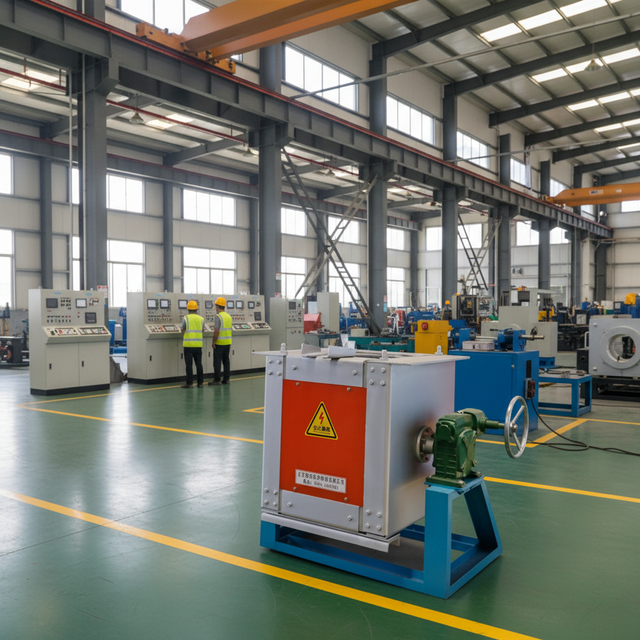 Hydraulic Tilting Melting Furnace Industrial Induction Furnace for Steel Aluminium