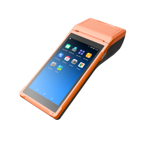 NEWPAS Android11 Handheld POS PDA Terminal WIFI 3G With Bluetooth 2+16GB Mobile Touch POS 58mm Printer Google Play Terminal