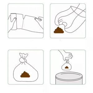 Bolsas para excremento de perro RDY Bio Greener Walker, 4 rollos por caja, bolsas de almidón de maíz PVA para excremento de perro, rollos de bolsas para excremento de perro solubles en agua - Product Image 5