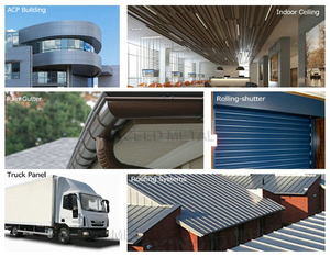 Bobina de <span class=keywords><strong>Aluminio</strong></span> 3105 H24 Recubierta de Color para Sistema de Canales - Product Image 3