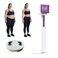 Báscula con Capacidad de 250 kg 360 °   Plataforma Giratoria de Pesaje para Escáner Corporal 3D con Báscula de Alta Precisión BKL 60CM 24 Pulgadas