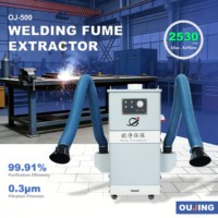 Nuevo Filtro de Aire para Colector de Polvo de Soldadura Robótica con Certificación CE, 99.9% de Eficiencia, Purificador de Humo de Soldadura de Acero al Carbono