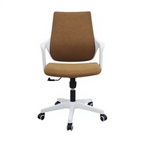 Chaise de bureau ergonomique en plastique à hauteur réglable, pivotante, design américain, avec accoudoirs, pour étudiants, vente en gros