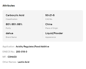 Ácido L-Láctico Líquido a Granel de Fábrica 80% 88% 90% Grado Alimenticio y Cosmético Materia Prima para la Industria de Alimentos, Bebidas y Cuidado de la Piel - Product Image 6