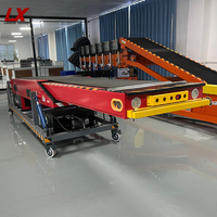 Transportador Telescópico de 1 Nivel LIANXIN, Cinta de Acero al Manganeso para Carga y Descarga de Paquetes a Alta Velocidad, Distribución en Almacenes y Logística