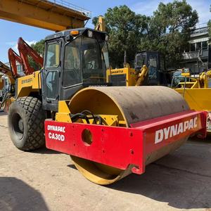 Compacteur à tambour unique Dynapac CA30D d'occasion, Compacteur de construction routière Dynapac CA25D CA30D CA301D d'occasion, d'origine Suède, 12 tonnes - Product Image 1