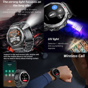 Reloj Inteligente KT85 AMOLED de 1.43 Pulgadas con Llamadas Bluetooth, Linterna, Resistencia al Agua 5ATM, Monitor de Actividad Física, Carga Magnética, Android - Product Image 6