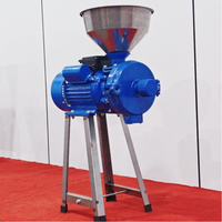 Moulin à farine portable modèle 150, équipement multifonctionnel pour le broyage du blé, du riz et des arachides